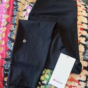 Lululemon Wunder Train High Rise Tight Leggings in Black Size 14